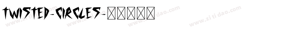 Twisted-Circles字体转换