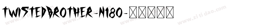 TwistedBrother-n18O字体转换