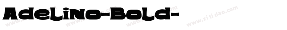 Adelino-Bold字体转换