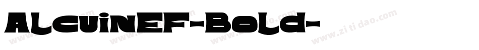 AlcuinEF-Bold字体转换