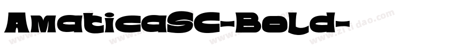 AmaticaSC-Bold字体转换