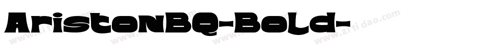 AristonBQ-Bold字体转换