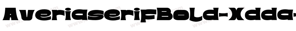 AveriaserifBold-Xdda字体转换