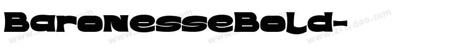 BaronesseBold字体转换