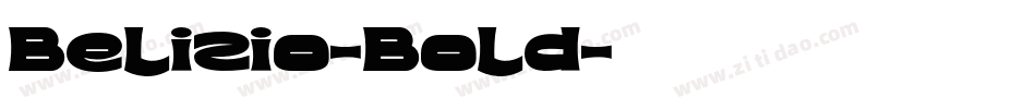 Belizio-Bold字体转换