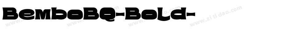 BemboBQ-Bold字体转换