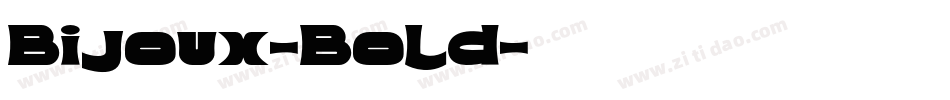 Bijoux-Bold字体转换