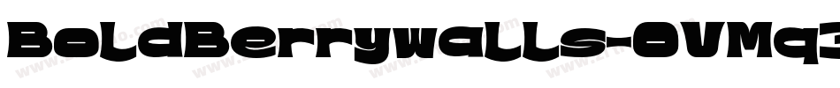 BoldBerrywalls-OVMq3字体转换