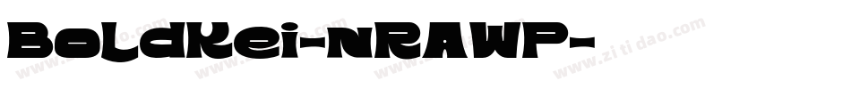 BoldKei-nRAWP字体转换