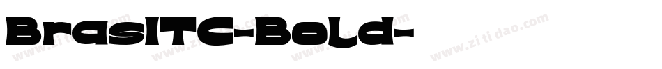 BrasITC-Bold字体转换