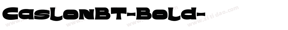 CaslonBT-Bold字体转换