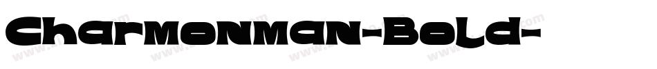 Charmonman-Bold字体转换