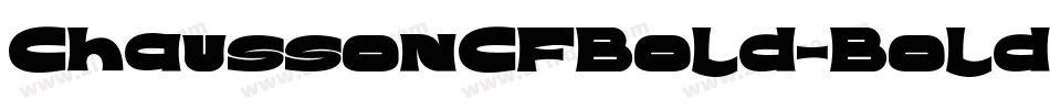 ChaussonCFBold-Bold字体转换