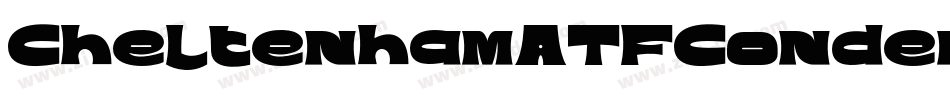 CheltenhamATFCondensedBQ-Bold字体转换