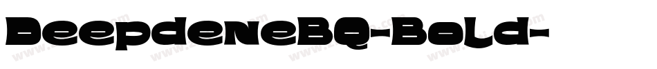DeepdeneBQ-Bold字体转换
