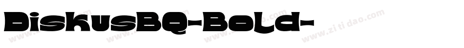 DiskusBQ-Bold字体转换