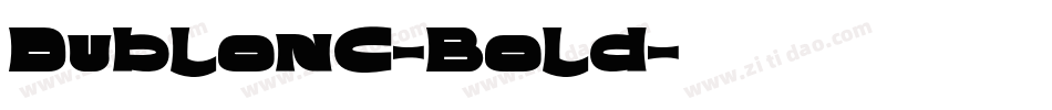 DublonC-Bold字体转换
