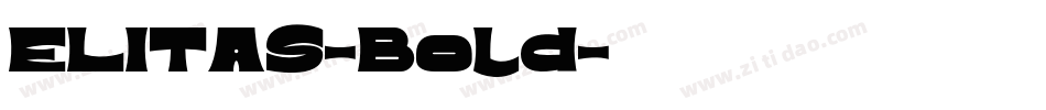 ELITAS-Bold字体转换