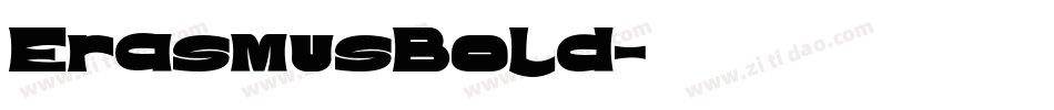 ErasmusBold字体转换