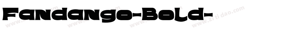 Fandango-Bold字体转换