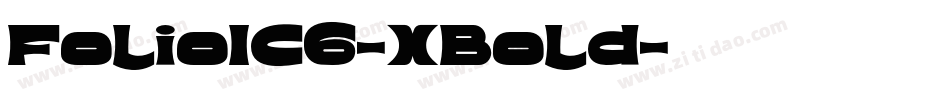 FolioICG-XBold字体转换