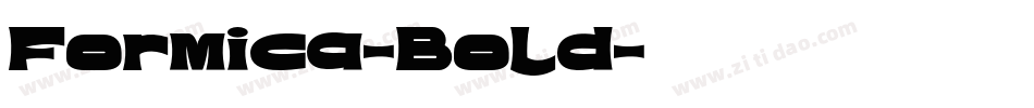 Formica-Bold字体转换