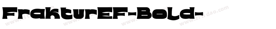 FrakturEF-Bold字体转换