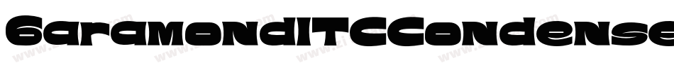 GaramondITCCondensedBQ-Bold字体转换