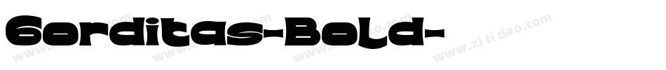 Gorditas-Bold字体转换