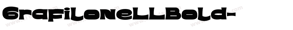 GrafiloneLLBold字体转换