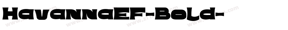 HavannaEF-Bold字体转换