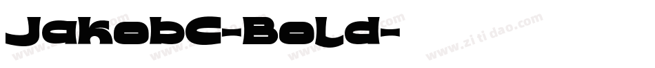 JakobC-Bold字体转换