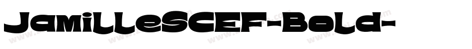 JamilleSCEF-Bold字体转换