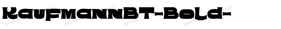 KaufmannBT-Bold字体转换