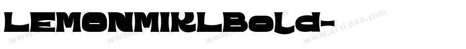 LEMONMIKLBold字体转换