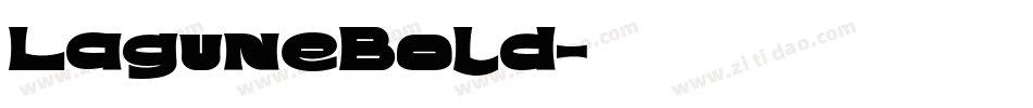 LaguneBold字体转换