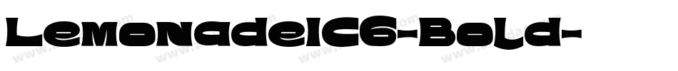 LemonadeICG-Bold字体转换