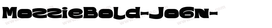 MozzieBold-Jo6n字体转换