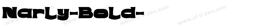 Narly-Bold字体转换