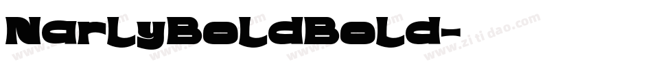NarlyBoldBold字体转换