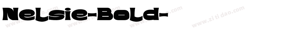 Nelsie-Bold字体转换