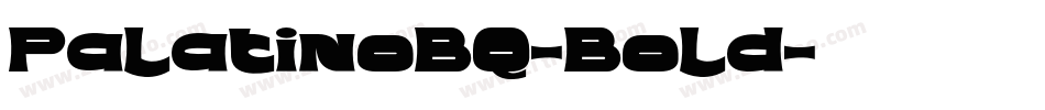 PalatinoBQ-Bold字体转换