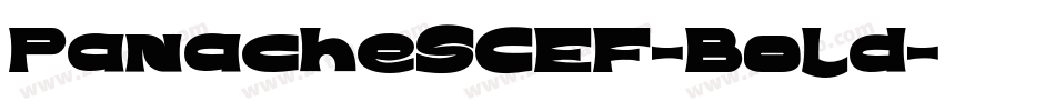 PanacheSCEF-Bold字体转换