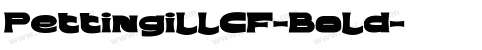 PettingillCF-Bold字体转换