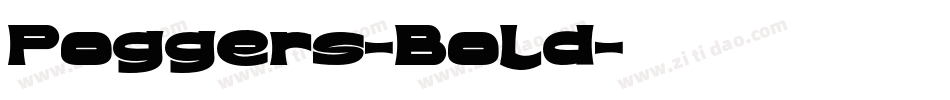 Poggers-Bold字体转换