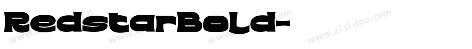 RedstarBold字体转换