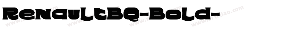 RenaultBQ-Bold字体转换