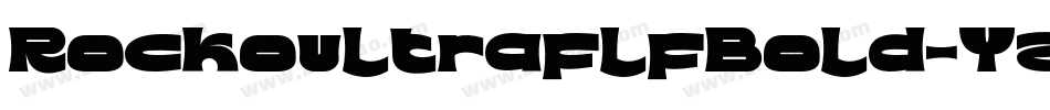 RockoultraflfBold-YzX4字体转换