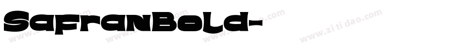 SafranBold字体转换