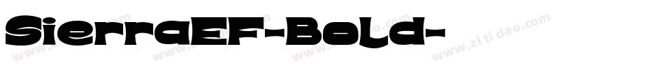 SierraEF-Bold字体转换